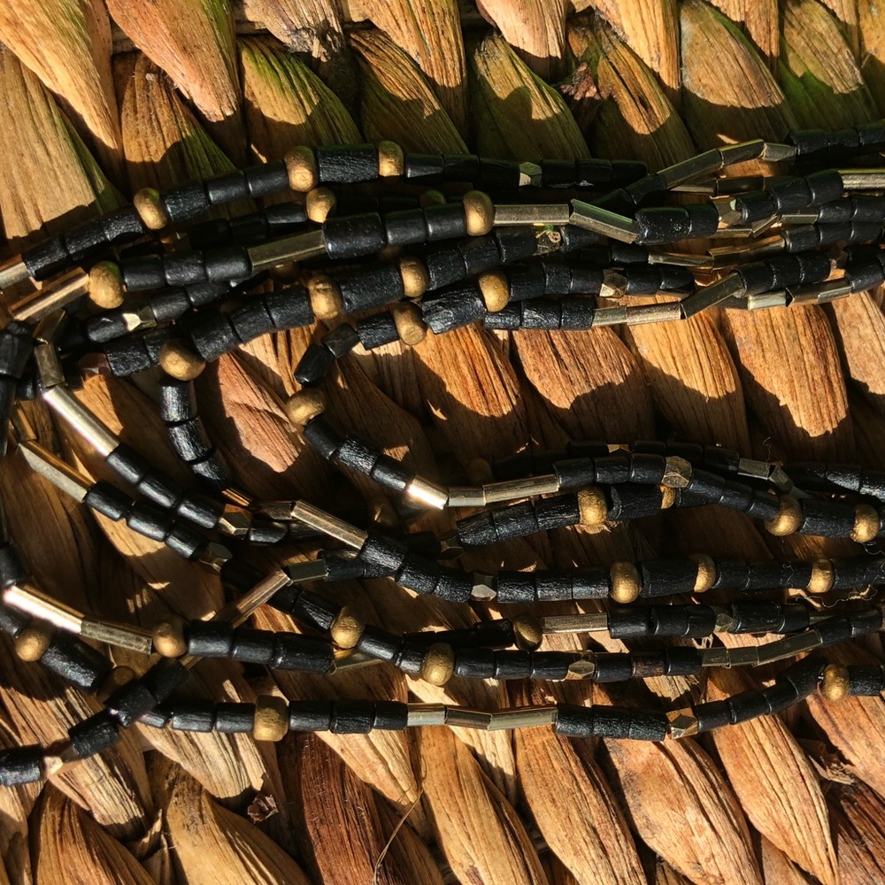 Black and Gold Necklace